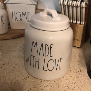 Made with love Rae Dunn  Large canister